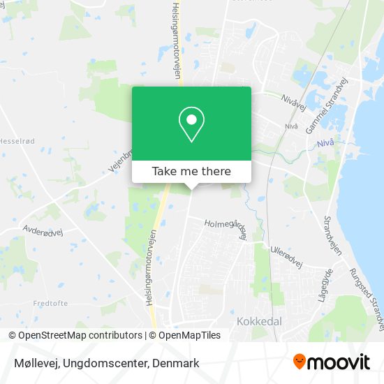 Møllevej, Ungdomscenter map