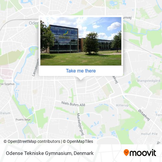 Odense Tekniske Gymnasium map