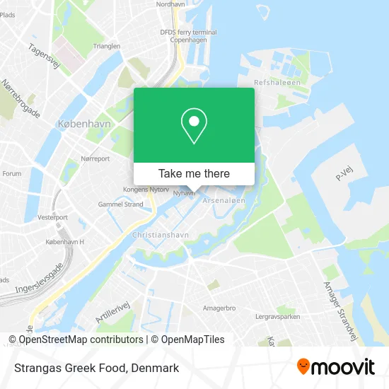 Strangas Greek Food map