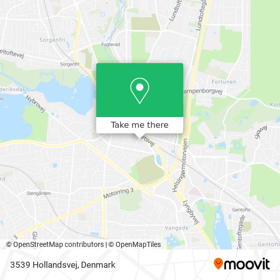 3539 Hollandsvej map