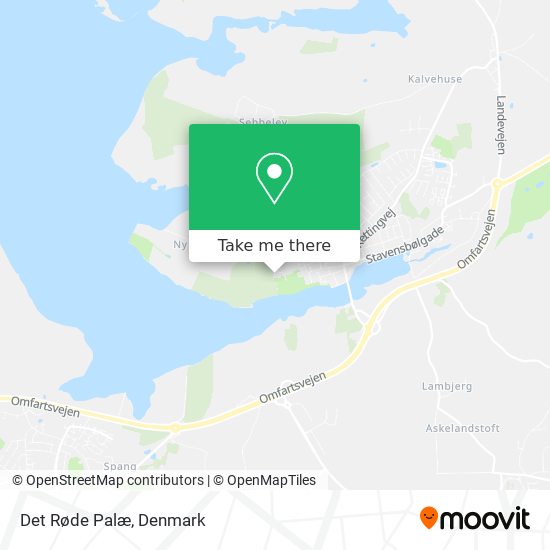 Det Røde Palæ map