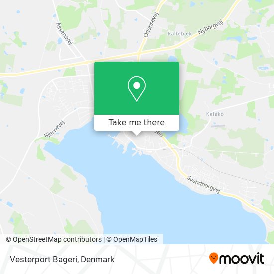 Vesterport Bageri map