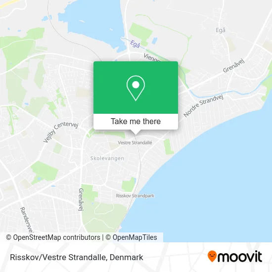 Risskov/Vestre Strandalle map