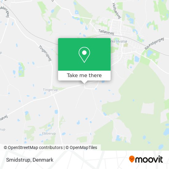 Smidstrup map