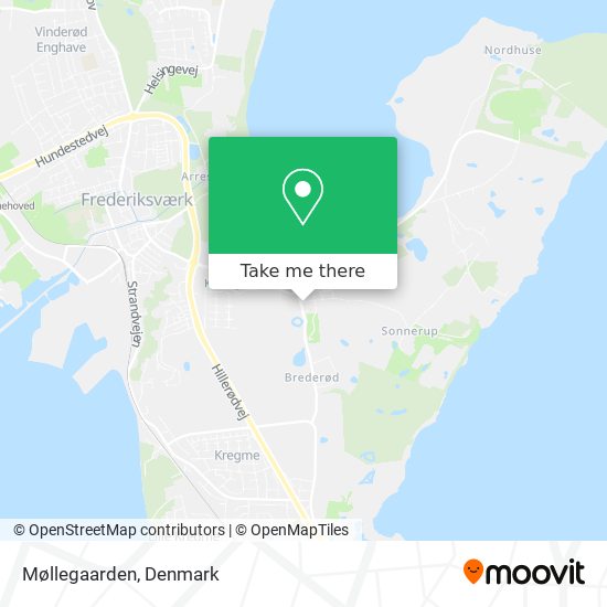 Møllegaarden map