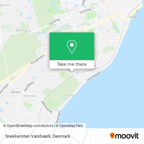 Snekkersten Vandværk map