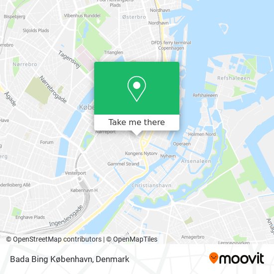Bada Bing København map