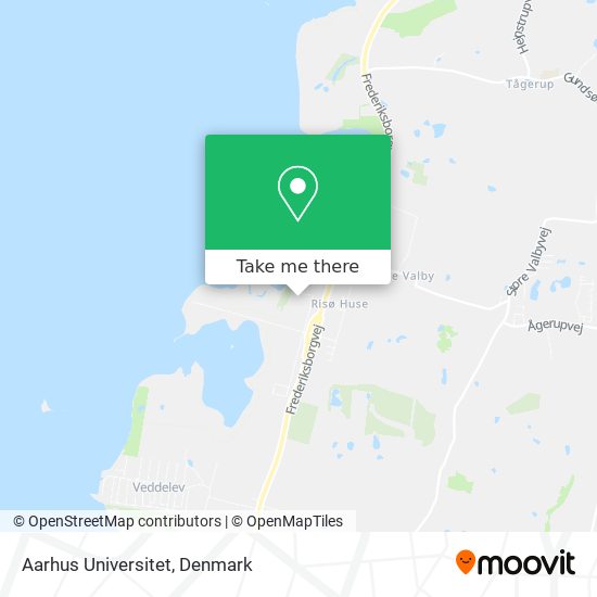 Aarhus Universitet map