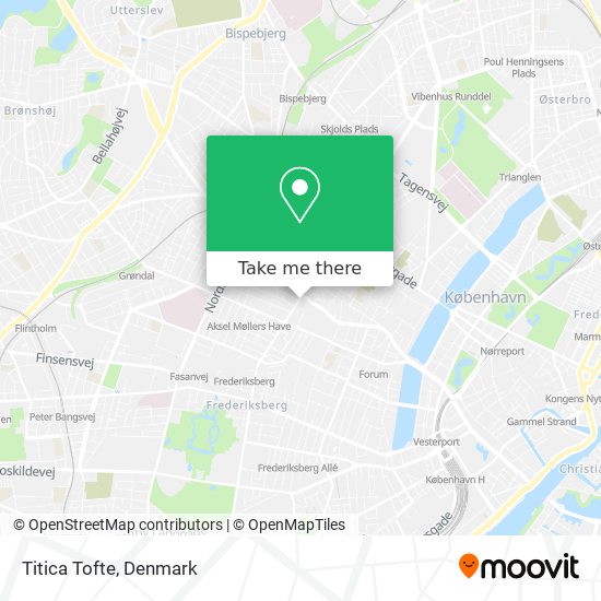 Titica Tofte map