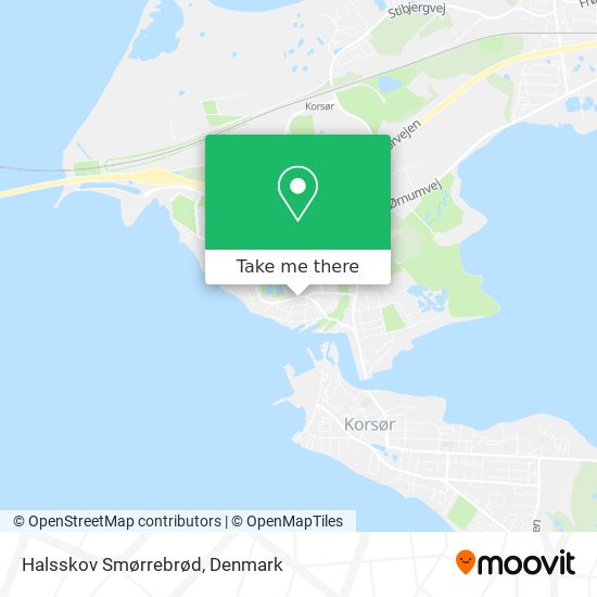 Halsskov Smørrebrød map