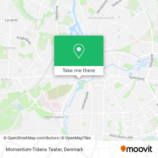 Momentum-Tidens Teater map