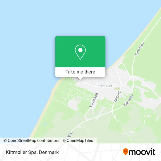 Klitmøller Spa map