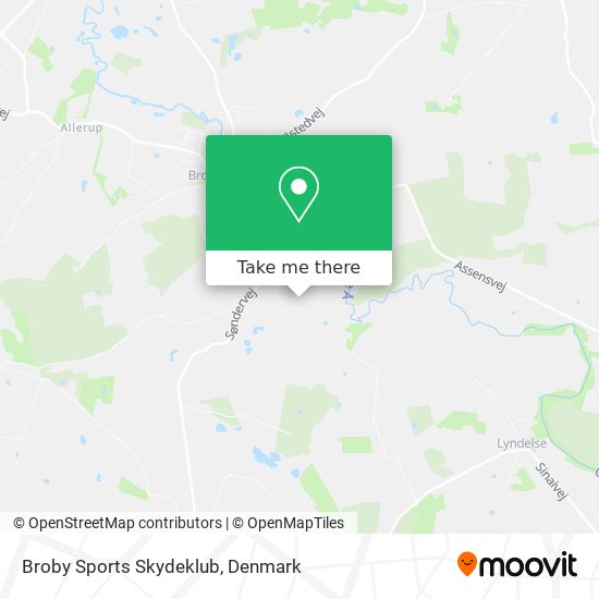 Broby Sports Skydeklub map