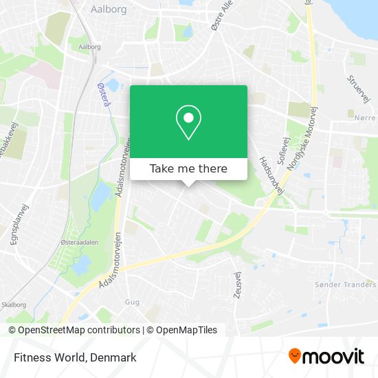 Fitness World map