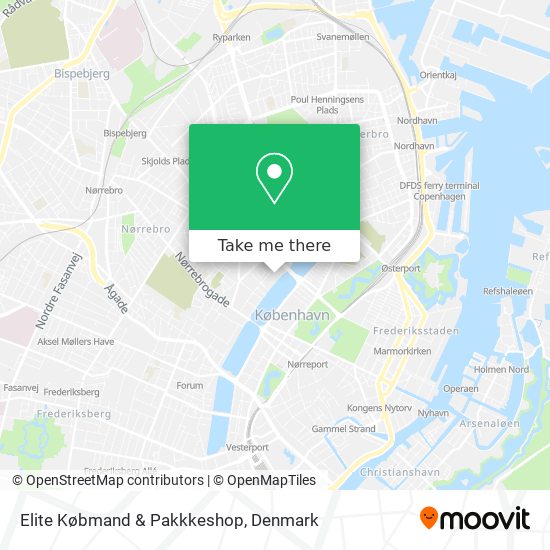 Elite Købmand & Pakkkeshop map