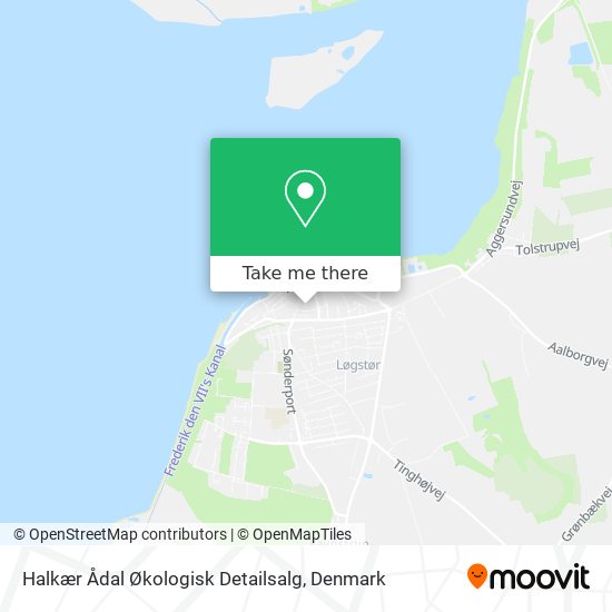 Halkær Ådal Økologisk Detailsalg map