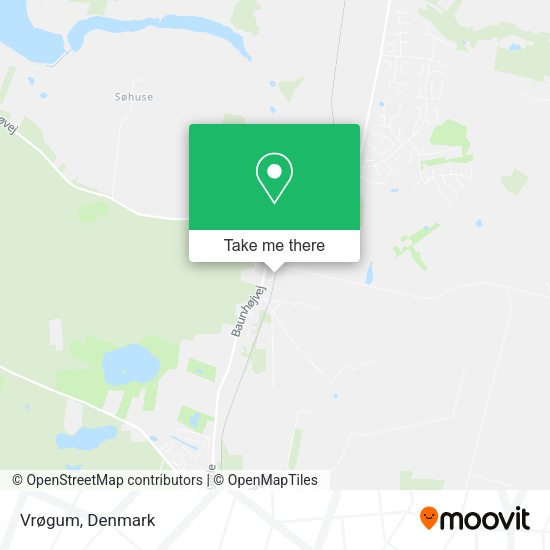 Vrøgum map