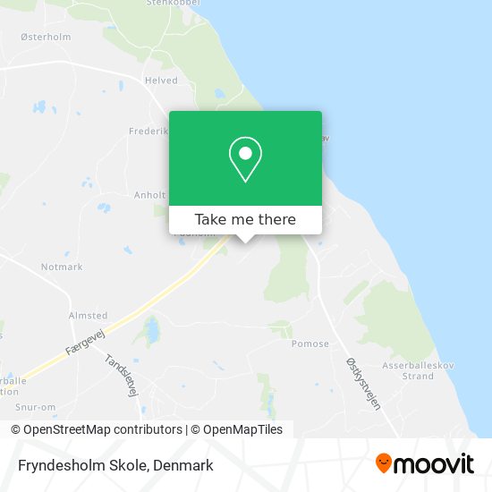 Fryndesholm Skole map