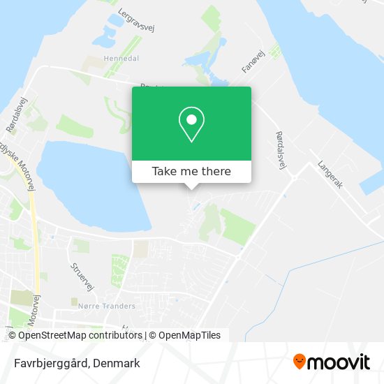 Favrbjerggård map