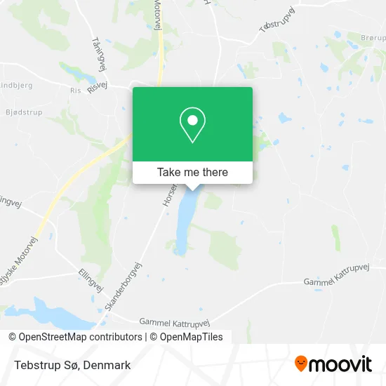 Tebstrup Sø map
