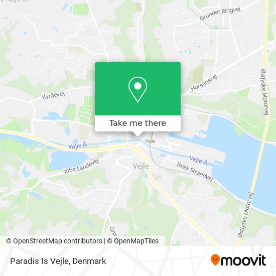 Paradis Is Vejle map