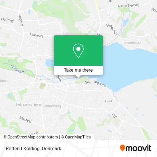 Retten I Kolding map