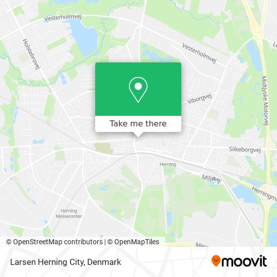 Larsen Herning City map