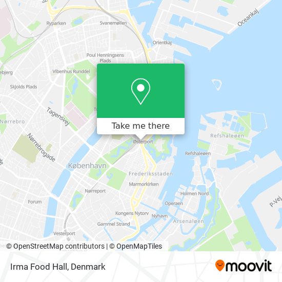 Irma Food Hall map