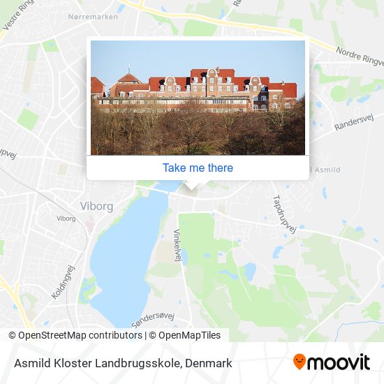 Asmild Kloster Landbrugsskole map