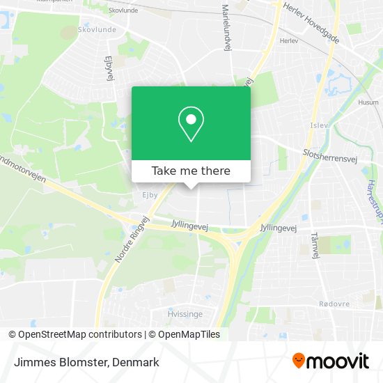 Jimmes Blomster map