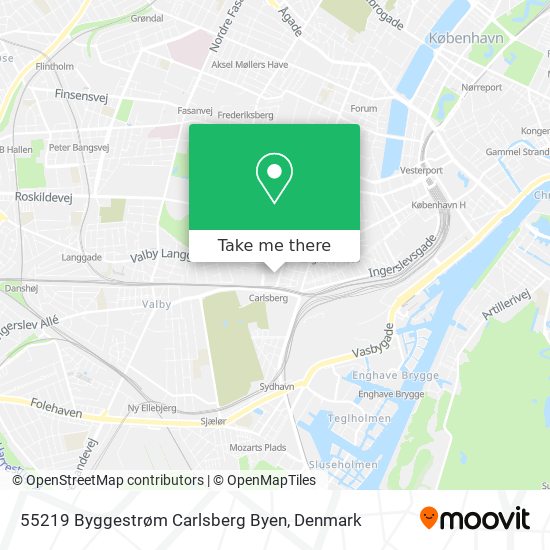 55219 Byggestrøm Carlsberg Byen map