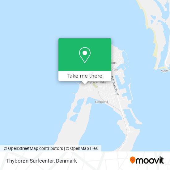 Thyborøn Surfcenter map