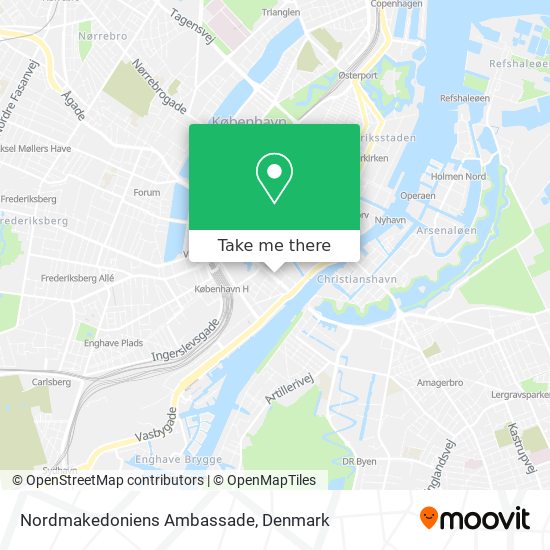 Nordmakedoniens Ambassade map