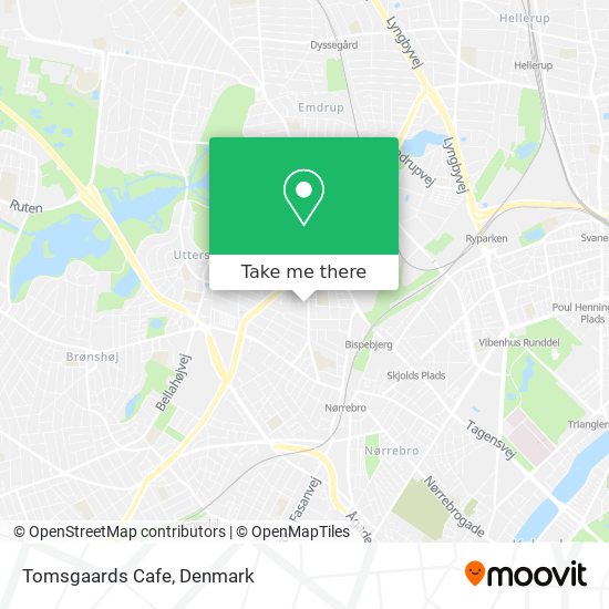 Tomsgaards Cafe map