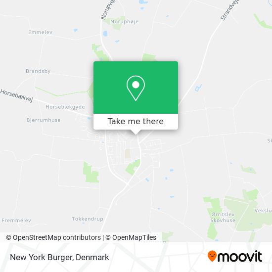 New York Burger map