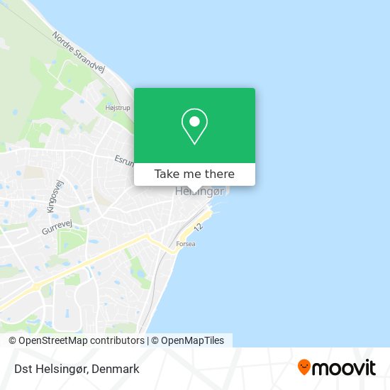 Dst Helsingør map