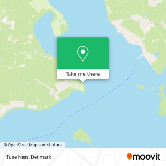 Tuse Næs map