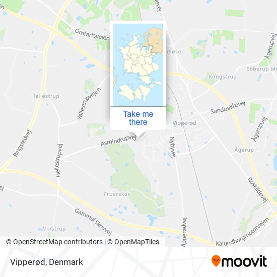 Vipperød map