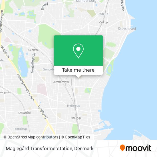 Maglegård Transformerstation map