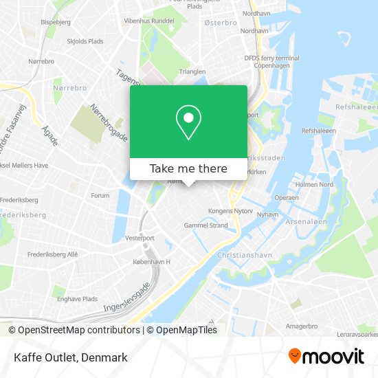 Kaffe Outlet map