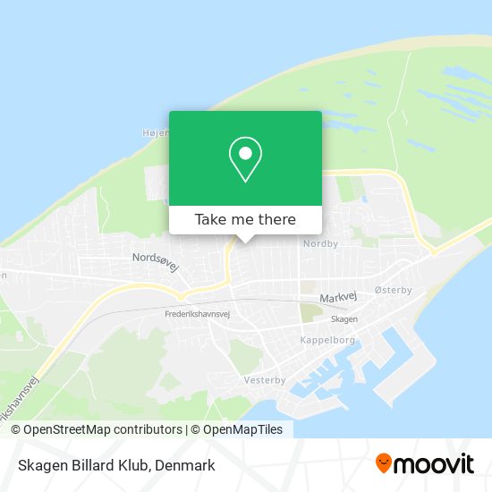 Skagen Billard Klub map