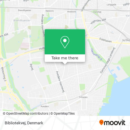 Bibliotekvej map