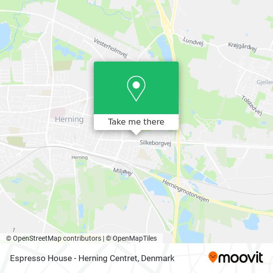 Espresso House - Herning Centret map
