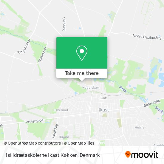 Isi Idrætsskolerne Ikast Køkken map