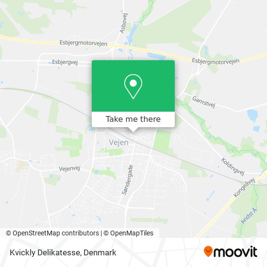 Kvickly Delikatesse map