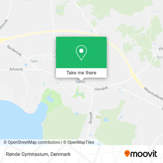 Rønde Gymnasium map