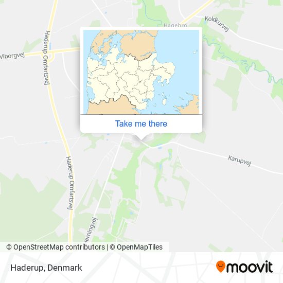 Haderup map