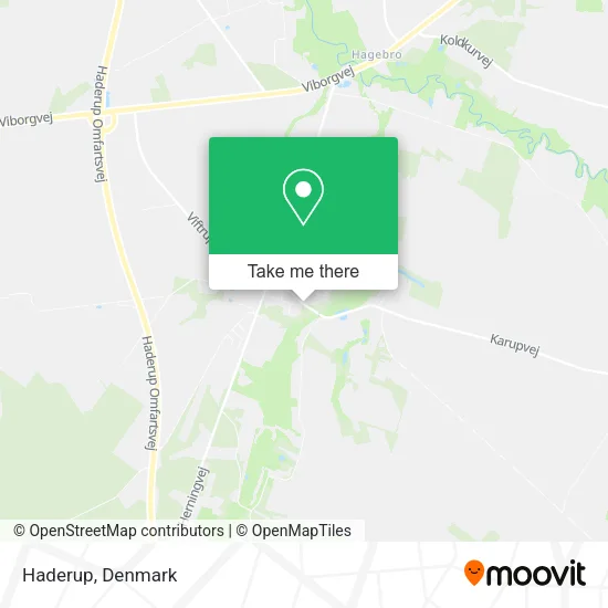 Haderup map
