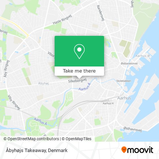 Åbyhøjs Takeaway map