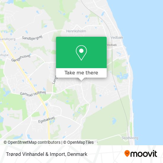 Trørød Vinhandel & Import map